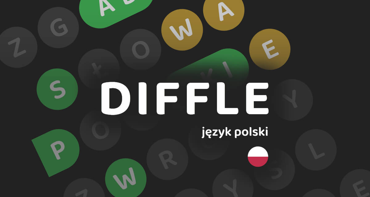 DIFFLE gra jak Wordle (po polsku, bez limitu znaków) 🇵🇱