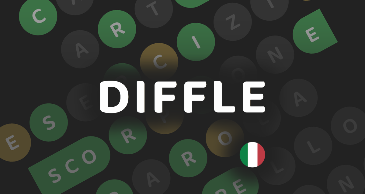 DIFFLE - il gioco simile a Wordle (senza limite di caratteri)