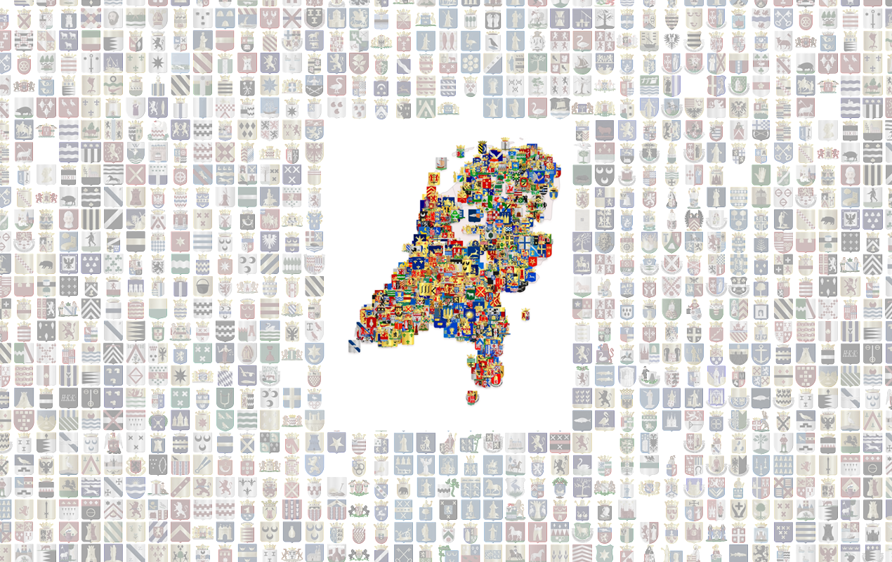 Nederlandse wapens – Heraldiek, kaart | Nederland, Holland | Heraldieke kaarten